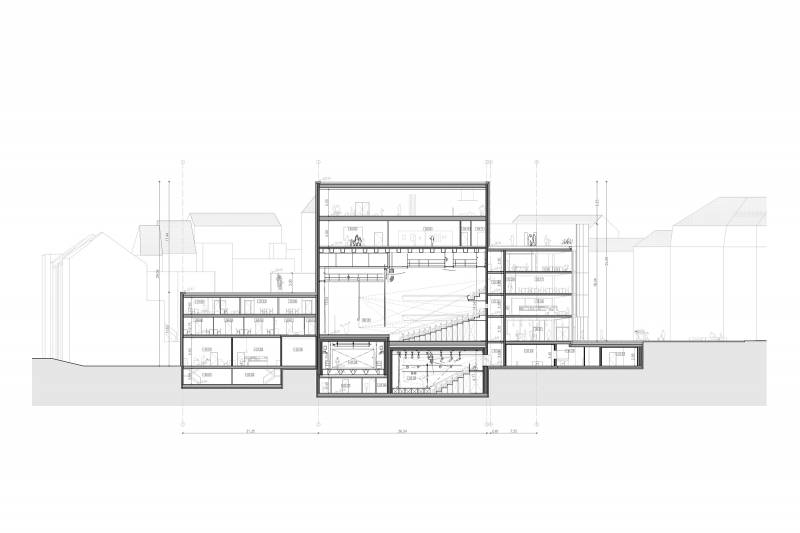 195.V+.Maison de la culture.Plans.COUPE1 LD